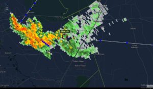 LIGHTNING HAS HIT A POWER TRANSFORMER CAUSING OUTAGE