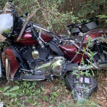 MOTORCYCLE DRIVER INJURED IN SPLENDORA CRASH