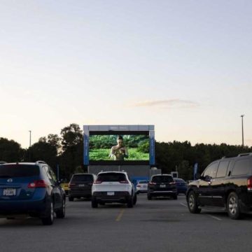 New Caney film fans treated to 2 drive-in flicks at Walmart
