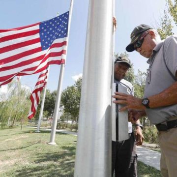 Conroe pays tribute to Mayor Toby Powell as flags lowered