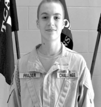 Cadet Private Kinsey J. Frazier named TCA Cadet of the Week