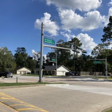 4 ongoing road projects in The Woodlands area: Grogan’s Mill, Technology Forest and 2 more