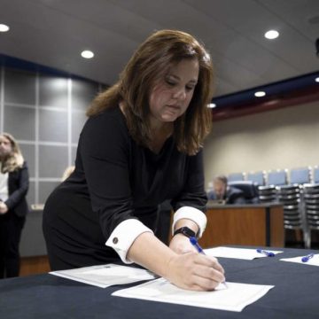 New Conroe ISD trustees sworn in; outgoing members honored