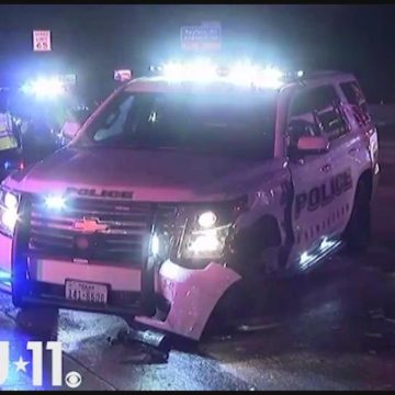Suspected intoxicated driver crashes into three police units on I-45 near The Woodlands
