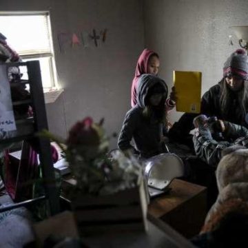 Their Christmas presents burned, so firefighters brought them more
