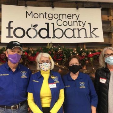 Lake Conroe Lions help out at county food bank