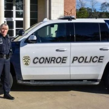 Conroe PD’s longest-serving female officer retires