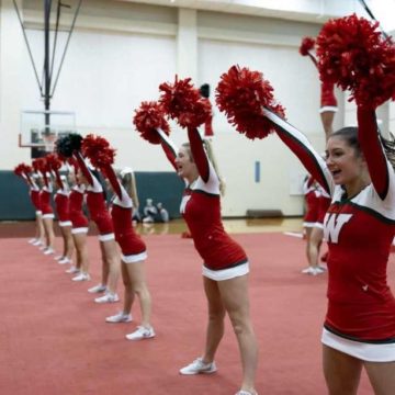 Woodlands High cheerleaders take second at UIL spirit event