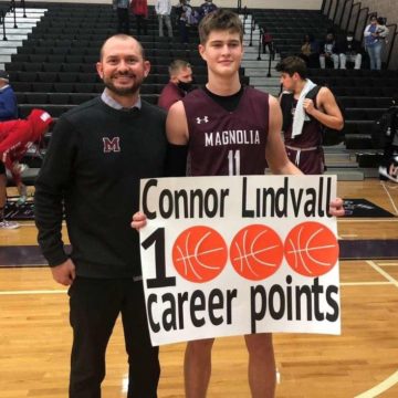 HOOPS ROUNDUP: Lindvall hits milestone; The Woodlands clinches playoff spot