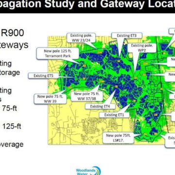 Woodlands water officials field concerns over new meter transmission poles