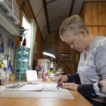 Willis artist crafts jewelry, gift items from used ammo