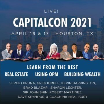 CapitalCon 2021 Descends Upon The Woodlands; Shark Tank’s Kevin Harrington and elite speakers set to share their tips to entrepreneurial success