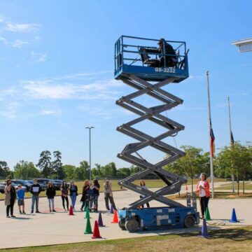 Principal takes education fundraiser to new heights