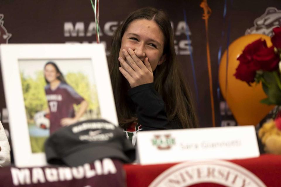 ATHLETICS: Magnolia celebrates nine in signing ceremony