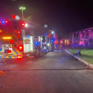 The Woodlands Fire Department respond to a fire alarm at The Woodlands Resort laundry facility