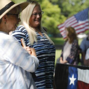 Cedar Brake Park benches, marker honor Montgomery couple