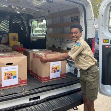 EAGLE SCOUT PROJECT TO BENEFIT MEALS ON WHEELS OF MONTGOMERY COUNTY