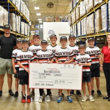 Boys Baseball Team Raises 25,875 Meals for Montgomery County Food Bank