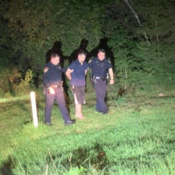 INTOXICATED DRIVER FLEES SCENE OF CRASH