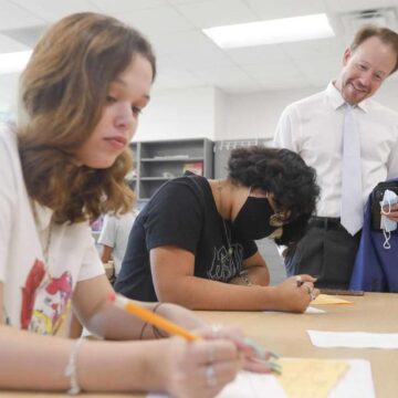 Bears are back in class at Montgomery ISD