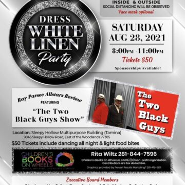 Dress White Event to Benefit Children’s Literacy, Honor Local Contributors