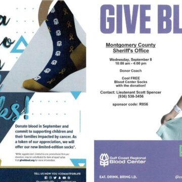 MCTXSheriff Partners with Target and Gulf Coast Regional Blood Center for Blood Drive and Invite You to Join Us!