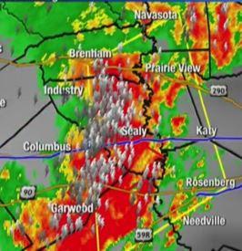 WEATHER UPDATE: Most of Houston area under tornado watch, flash flood watch