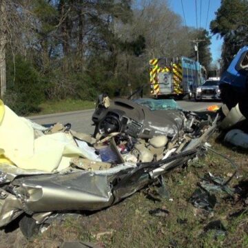 CONCRETE TRUCK RUNS STOP SIGN -RUNS OVER PASSENGER CAR KILLING IT’S DRIVER