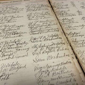 Post office ledger gives glimpse into early Montgomery
