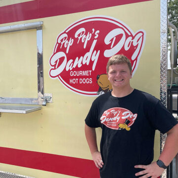 Making Pop Pop proud! 16-year-old owner of Pop Pop’s Dandy Dog serves up some great tasting fare in Downtown Montgomery