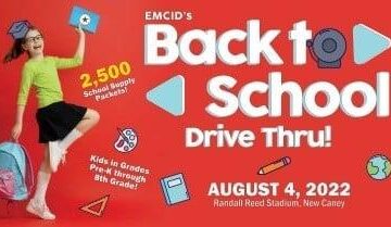 EMCID To Hold Its Annual Back to School Drive-Thru in August