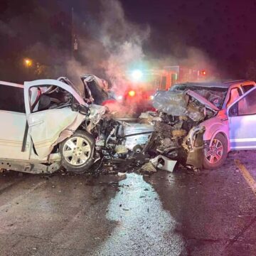 Houston firefighter was seriously injured after a head-on crash