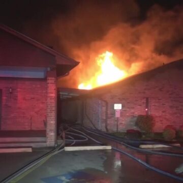 New Caney church nearly a century old catches fire early Monday, fire officials say