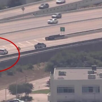 WATCH: Chase ends with PIT maneuver on Houston-area highway