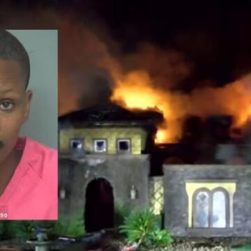 $50K bond for 30-year-old woman arrested, charged after large house fire in Magnolia area