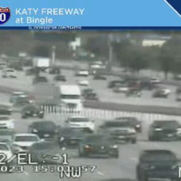 Authorities involved in chase with 18-wheeler last reported on I-10 west of Houston