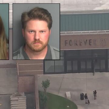Couple accused of creating videos of young girls using hidden cameras at The Woodlands Mall, Hurricane Harbor
