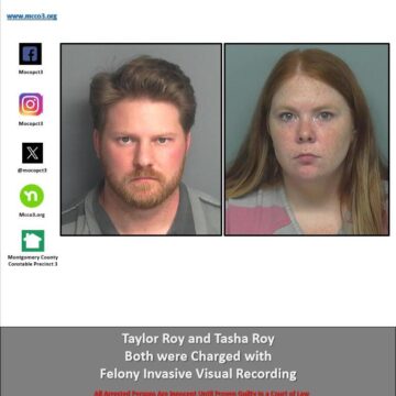 Couple charged with Felony Invasive Visual Recording at Mall, Parks, and Public Areas