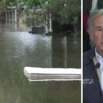 WATCH LIVE: Gov Abbott briefs Houston-area after touring flood damage in Conroe, SE Texas