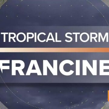 Coastal flooding near the JFK Causeway