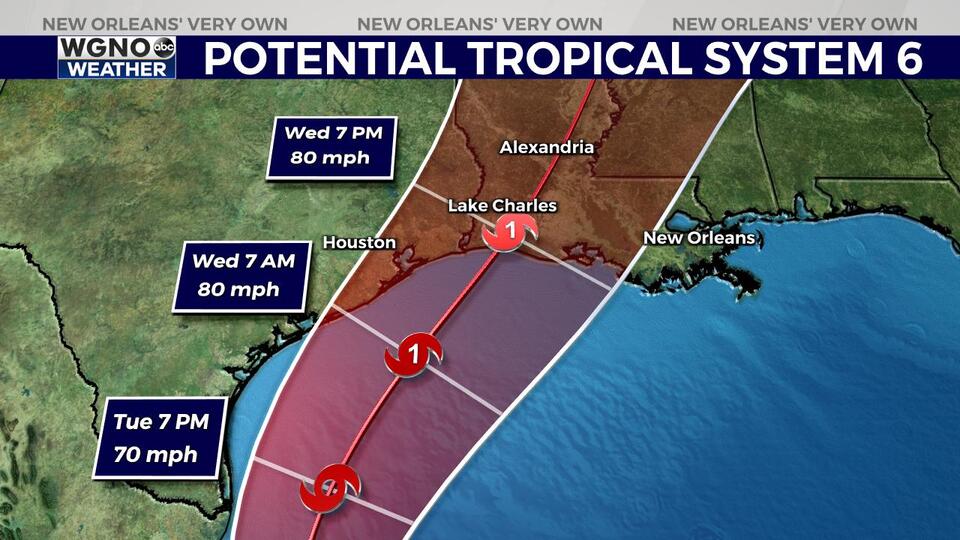 2xrbrH_0vQi1Dvz00.jpg Forecast track shifts east: Hurricane landfall expected in Louisiana on Wednesday