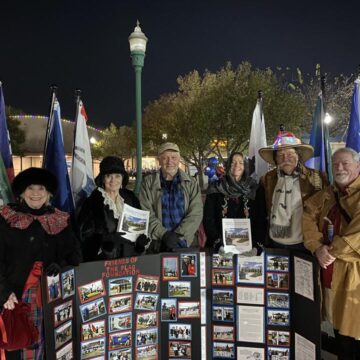 FRIENDS OF THE FLAG FOUNDATION FOR TEXAS HISTORICAL FLAGS PARK, SUPPORTS “CONROE XMAS ON MAIN TREE LIGHTING” EVENT