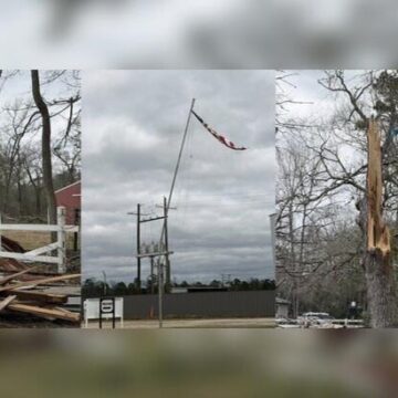 Montgomery County assesses storm damage with drones, awaiting tornadic/straight-line wind determination from NWS