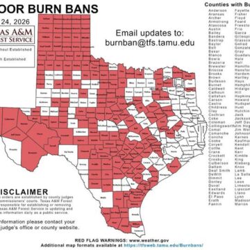 These Houston-area counties are under burn bans