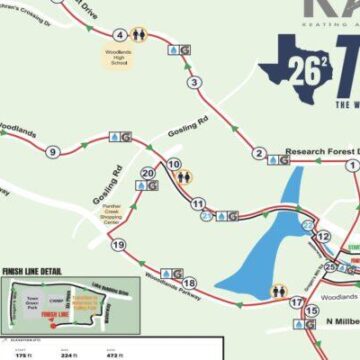 Traffic Impact for The Woodlands Marathon Races February 21 & 28