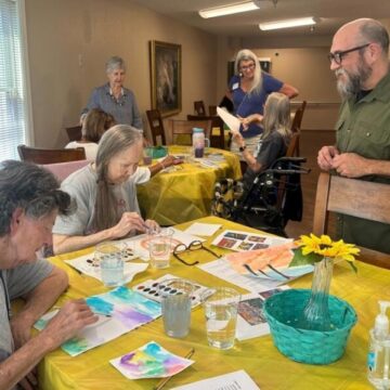 The Woodlands Arts Council launches its Senior Art Program in Montgomery County