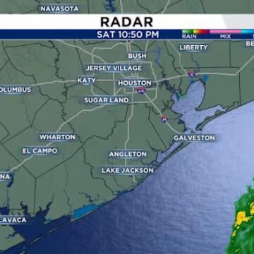 LIVE RADAR: Severe thunderstorms move through Houston area
