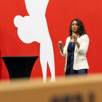 Olympic gold medal gymnast Dominique Dawes will open two training academies near Houston